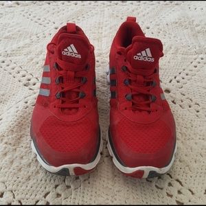 {adidas} Red & Silver sneakers/cross trainers